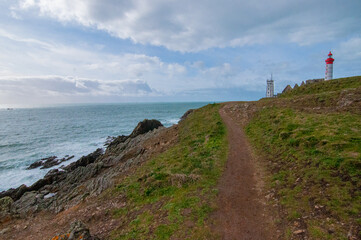Fototapeta na wymiar Le phare breton