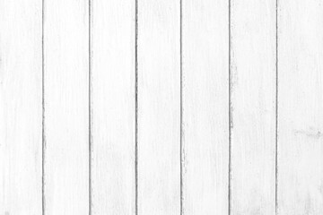 New white vintage wooden wall texture and background seamless or a white wooden fence
