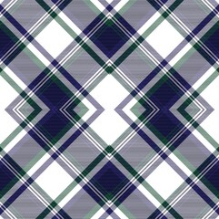 Christmas Argyle Plaid Tartan textured Seamless Pattern Design