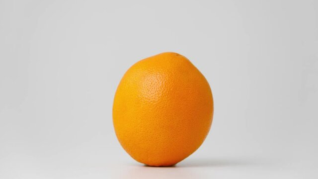 Stop Motion Animated Orange Sliced