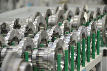 row of bottles in rows