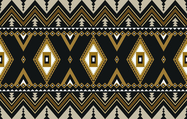 Abstract ethnic geometric pattern design background for wallpaper or other fabric pattern.