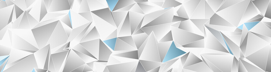 Fototapeta premium 3d Triangles, abstract background. Design wallpaper.