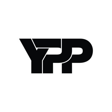 YPP letter monogram logo design vector