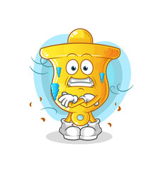 bell cold illustration. character vector