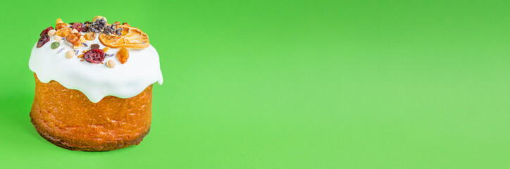 Easter cake table easter decoration serving on the table meal top view copy space food background rustic image