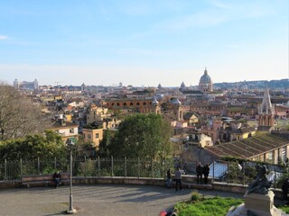 Naklejka premium Panorama of Rome, Italy