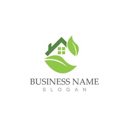 green home  vector template