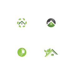 green home  vector template