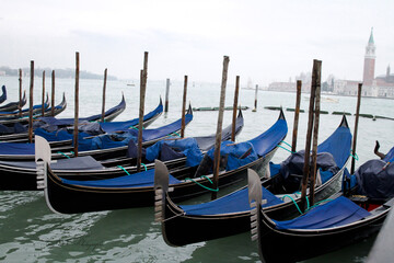 Venise - Les Gondoles