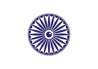 Ashoka Chakra Illustration