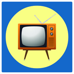 Vector illustration for Old Television EPS10