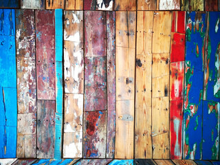 colorful planks background
