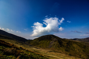 landscape with clouds