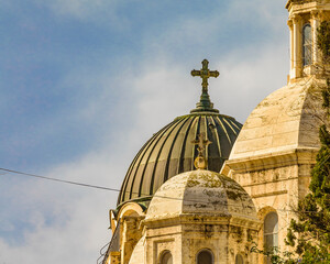 Fototapeta na wymiar Christian Church, Jerusalem, Israel