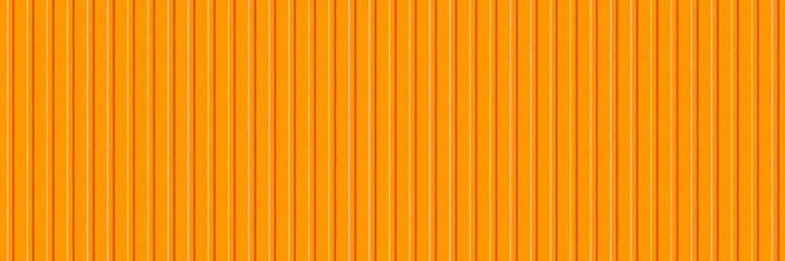 Galvanized sheet texture - Orange colored painted Zinc wall , plate surface background pattern banner panorama.