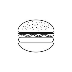 Hamburger cheeseburger burger icon image