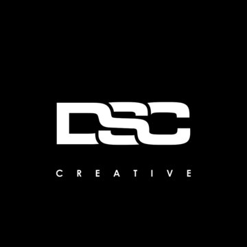 DSC Letter Initial Logo Design Template Vector Illustration