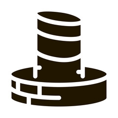 pilgrimage associated with visiting mecca icon vector