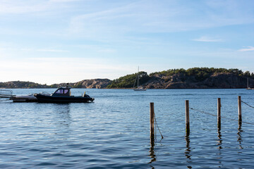 Fototapeta premium Summer Sea Near Sunset In Sweden