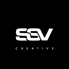 SSV Letter Initial Logo Design Template Vector Illustration