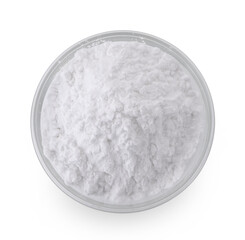 tapioca flour isolated on white background
