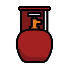 Icon Of Camping Gas Container