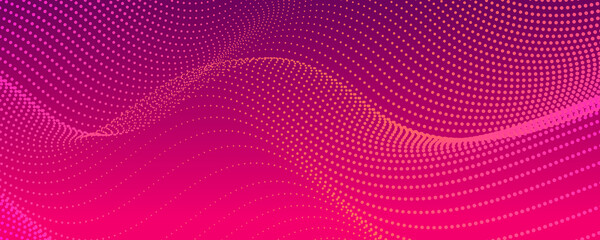 Abstract futuristic halftone effect background . 