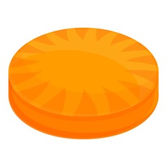 Pastry mold icon. Cartoon of pastry mold vector icon for web design isolated on white background