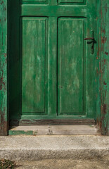 old green door