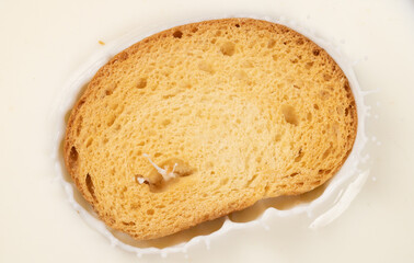 bagel and drying and milk