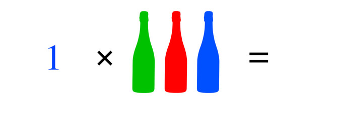 Simple mathematical problems, addition, subtraction, multiplication and division.