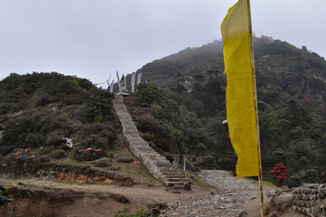 Budhist parayer flag