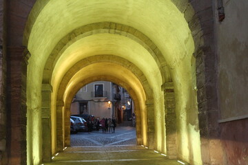 archway in the town
