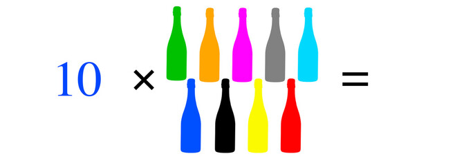 Simple mathematical problems, addition, subtraction, multiplication and division.