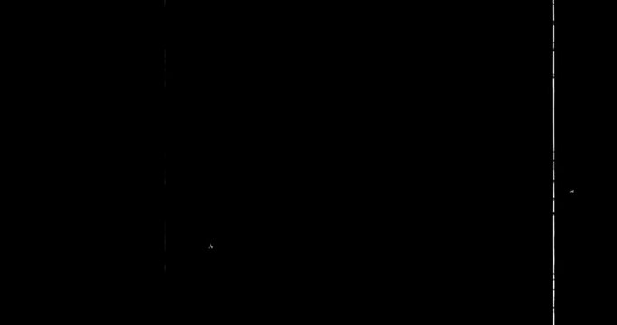 old film grunge on black background realistic flickering, analog vintage TV signal with bad interference, static noise damage background