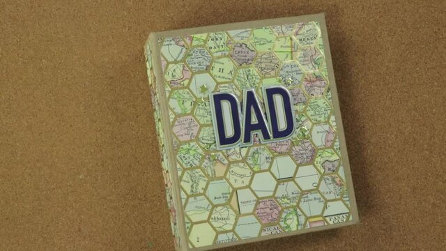 Photo album for dad. Happy Father's Day.