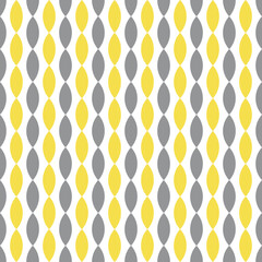 Colors of year 2021 illuminating yellow and ultimate gray simple striped pattern. Abstract geometric vertical stripes seamless pattern. Geometric design for web and print on textile, fabric, paper