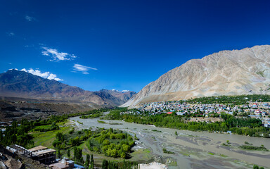 Ladakh, lake ,sky, mountain, height, 