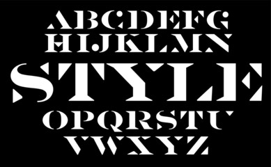 Cool serif font. Decorative typeface