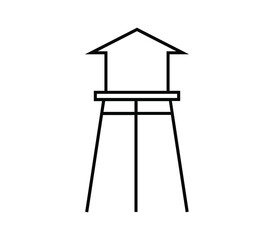 Water tower icon