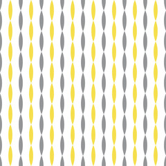 Colors of year 2021 illuminating yellow and ultimate gray simple striped pattern. Abstract geometric vertical stripes seamless pattern. Geometric design for web and print on textile, fabric, paper