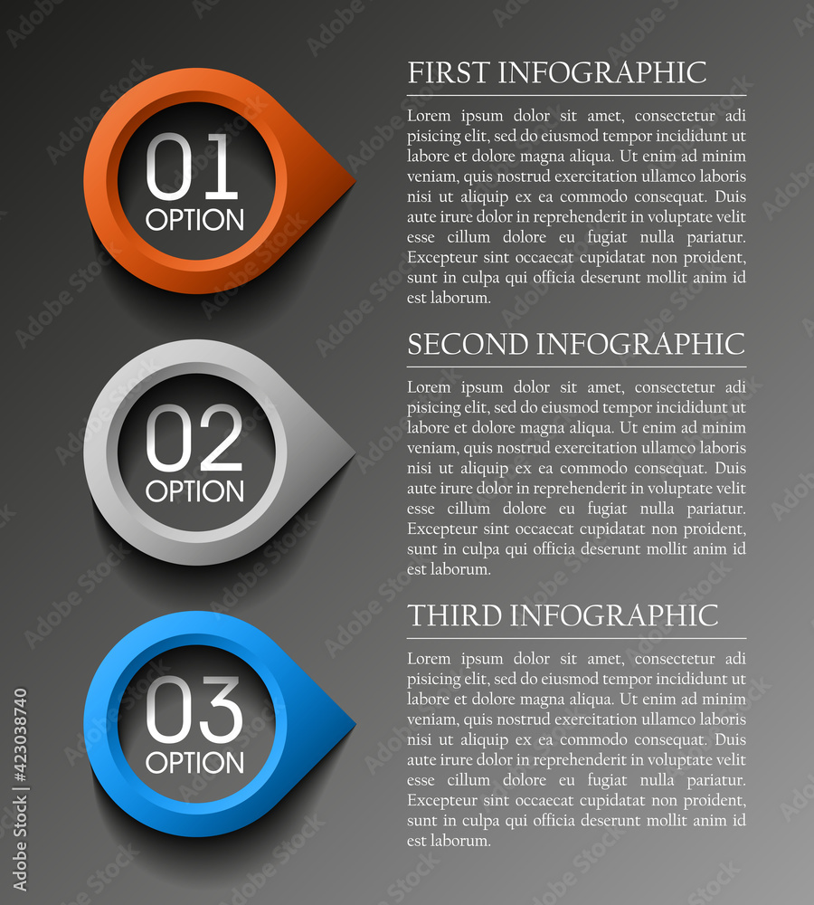 Poster infographic design elements for your business. design banner. vector illustration.