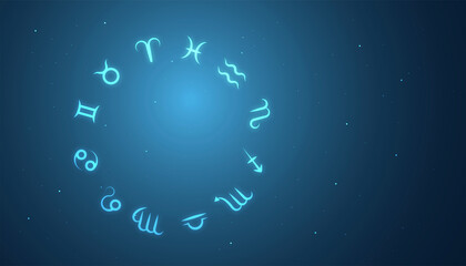 sfondo, grafica, zodiaco, segni zodiacali, oroscopo