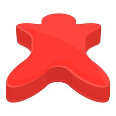 Bakery mold icon. Cartoon of bakery mold vector icon for web design isolated on white background