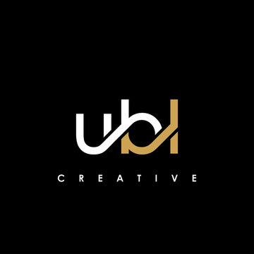 UBL Letter Initial Logo Design Template Vector Illustration