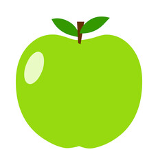 Green apple logo icon