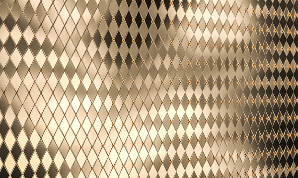 gold color mosaic.