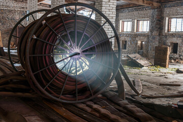 Abandoned industrial object.
