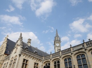 Fototapeta na wymiar Clock Tower in Ghent, Belgium
